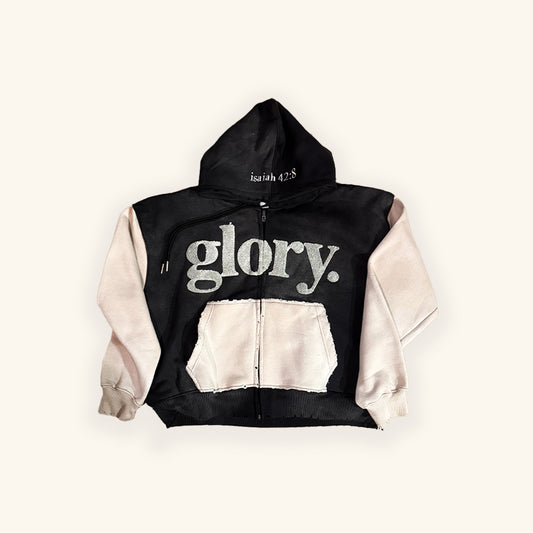 "Glory" Zip Up - Black