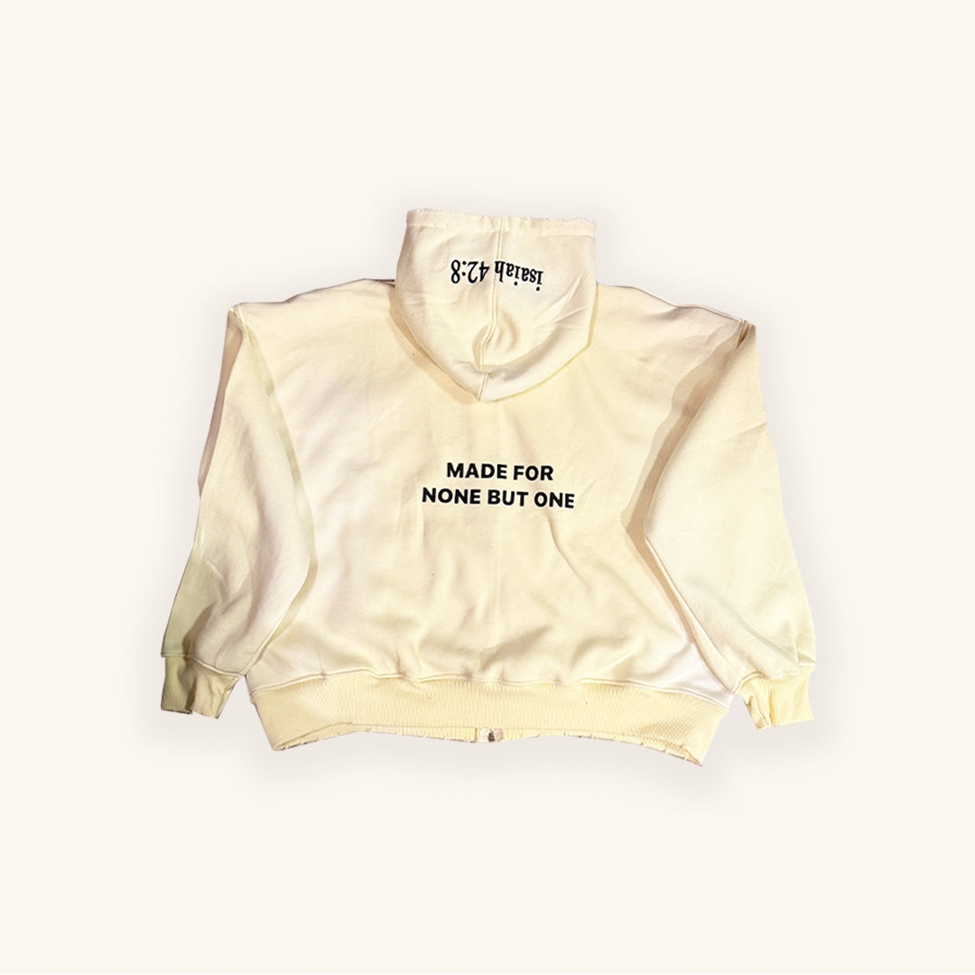 "Glory" Zip Up - Cream