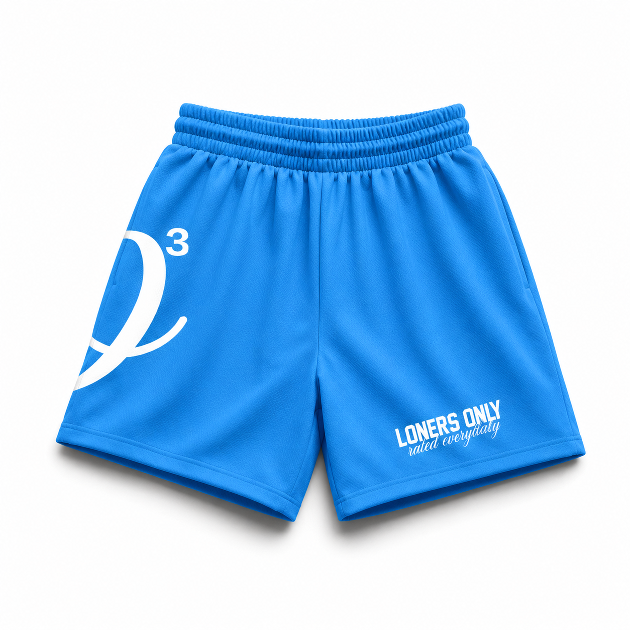 "Just Blue" Mesh Shorts